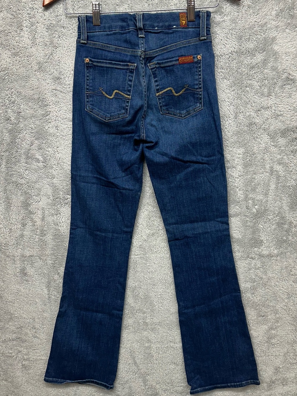 7 For All Mankind Kimmie Bootcut Jeans Women’s 24 Medium Wash Stretch Denim - Picture 3 of 10